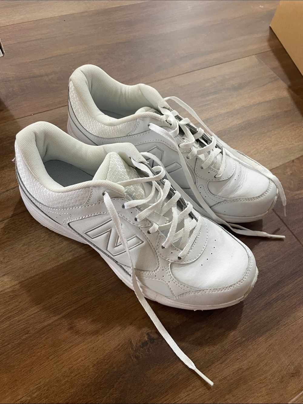 New Balance White Women's Athletic Lace-Up Sneakers